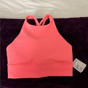 Lululemon Energy Bra High Neck Long Line Rib *Medium Support, B-D Cup